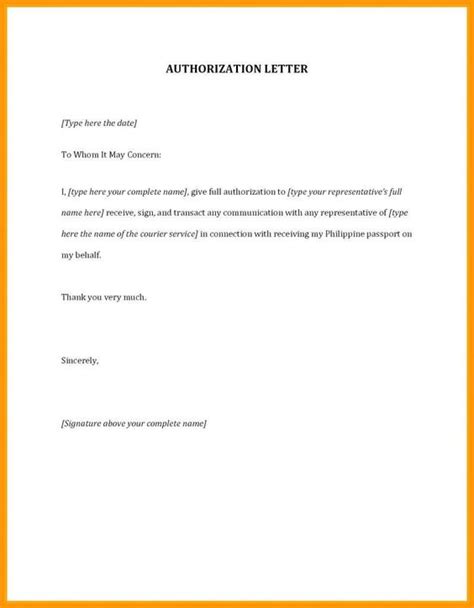 sample of authorization letter to claim money tagalog|Authorization Letter Philippines (Free Editable Sample .